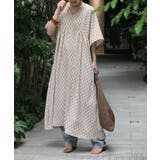 CORNERS by yui コモン柄カフタンワンピース | CORNERS  | 詳細画像11