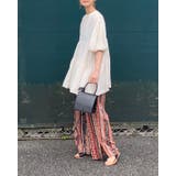 レッド | CORNERS by KR エスニックストライプワイドパンツ | CORNERS 