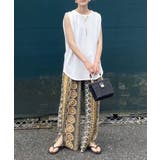 CORNERS by KR エスニックストライプワイドパンツ | CORNERS  | 詳細画像19 