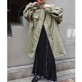 シャークスキンミディ丈ミリタリーコート | CORNERS | 詳細画像7