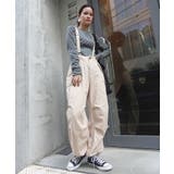 サスペンダー付きカーゴパンツ[品番：TRIW0003283]｜CORNERS