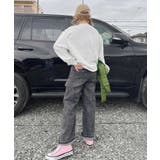 ハイウエストカットデザインルーズデニムパンツ | CORNERS  | 詳細画像2 