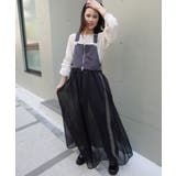 ナイロン×オーガンジーマルチWAYサロペットワンピ | CORNERS  | 詳細画像2 