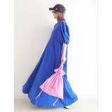 CORNERS by yui ボリュームスリーブバックリボンワンピース | CORNERS | 詳細画像5