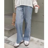 サイドフリンジワイドデニムパンツ | CORNERS  | 詳細画像1 