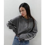 袖ロゴプリント長袖Tシャツ | CORNERS  | 詳細画像12 