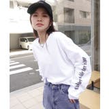 袖ロゴプリント長袖Tシャツ | CORNERS  | 詳細画像5 
