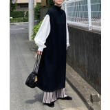 CORNERS by KR 2wayハイネックスリットニットワンピ | CORNERS | 詳細画像5