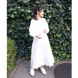 コットンレースVネックロングワンピース | CORNERS | 詳細画像13