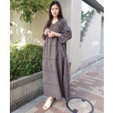 コットンレースVネックロングワンピース | CORNERS | 詳細画像6