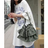 カーキ | 2段フリルバッグ | CORNERS 