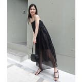 ナイロン×オーガンジーシースルーキャミワンピ | CORNERS | 詳細画像10