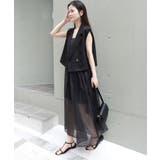 ナイロン×オーガンジーシースルーキャミワンピ | CORNERS | 詳細画像12