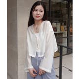 楊柳2wayリボンブラウス | CORNERS | 詳細画像1