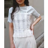 刺繍オーガンジータックビスチェ | CORNERS  | 詳細画像15 