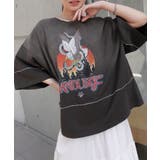 チャコール | ピグメントイーグルTシャツ | CORNERS 