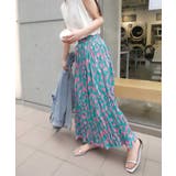 レオパード柄ロングスカート | CORNERS  | 詳細画像3 