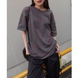ランダムハート刺繡オーバーサイズTシャツ | CORNERS | 詳細画像11