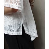 レースオープンカラー半袖シャツ | CORNERS  | 詳細画像21 