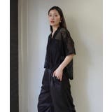 レースオープンカラー半袖シャツ | CORNERS  | 詳細画像10 