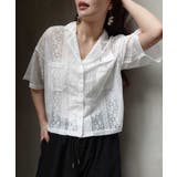 レースオープンカラー半袖シャツ | CORNERS  | 詳細画像16 