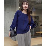 配色ラインコクーンニットプルオーバー | CORNERS  | 詳細画像11 