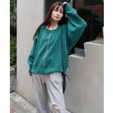 配色ラインコクーンニットプルオーバー | CORNERS  | 詳細画像13 