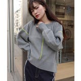 配色ラインコクーンニットプルオーバー | CORNERS  | 詳細画像6 