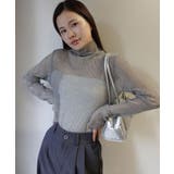 ラメプリーツシアータートルトップス | CORNERS | 詳細画像12