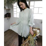 楊柳リボンギャザーブラウス | CORNERS | 詳細画像2