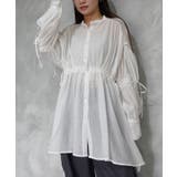 楊柳リボンギャザーブラウス | CORNERS | 詳細画像7