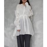 楊柳リボンギャザーブラウス | CORNERS | 詳細画像9