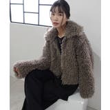 プードルボア2wayカラーショートジャケット ファーコート コート | CORNERS | 詳細画像7