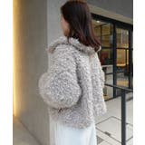 プードルボア2wayカラーショートジャケット ファーコート コート | CORNERS  | 詳細画像8 