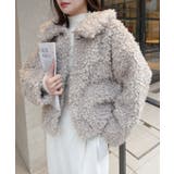 プードルボア2wayカラーショートジャケット ファーコート コート | CORNERS  | 詳細画像6 