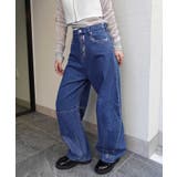10オンスデニムホイルペイントカーブパンツ | CORNERS  | 詳細画像8 