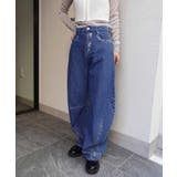 10オンスデニムホイルペイントカーブパンツ | CORNERS  | 詳細画像7 