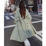 カーキ | ステンカラートレンチコート | CORNERS 