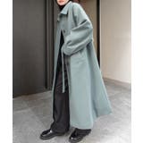 ベルト付きボリューム袖ステンカラーコート | CORNERS | 詳細画像8