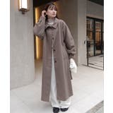 ベルト付きボリューム袖ステンカラーコート | CORNERS | 詳細画像14