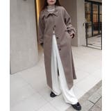 ベルト付きボリューム袖ステンカラーコート | CORNERS | 詳細画像13