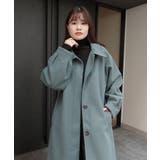 ベルト付きボリューム袖ステンカラーコート | CORNERS | 詳細画像12