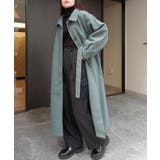 ベルト付きボリューム袖ステンカラーコート | CORNERS | 詳細画像9