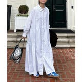 【CORNERS by KR】長袖サイドギャザーシャツワンピース | CORNERS  | 詳細画像16 