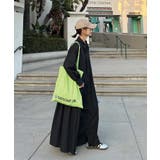 ブラック | 【CORNERS by KR】長袖サイドギャザーシャツワンピース | CORNERS 