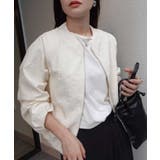 ふくれジャガードバルーンジップブルゾン | CORNERS | 詳細画像13