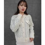 カラーネップノーカラーニットジャケット | CORNERS  | 詳細画像14 