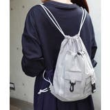 グレー | ナイロンメッシュポケットナップサック | CORNERS