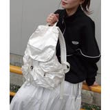 ホワイト | メタリックリュックサック | CORNERS