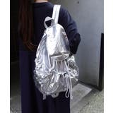 シルバー | メタリックリュックサック | CORNERS